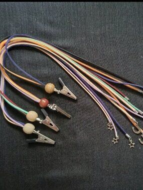 Bohemian Feather & Charm Suede Clip-Ons